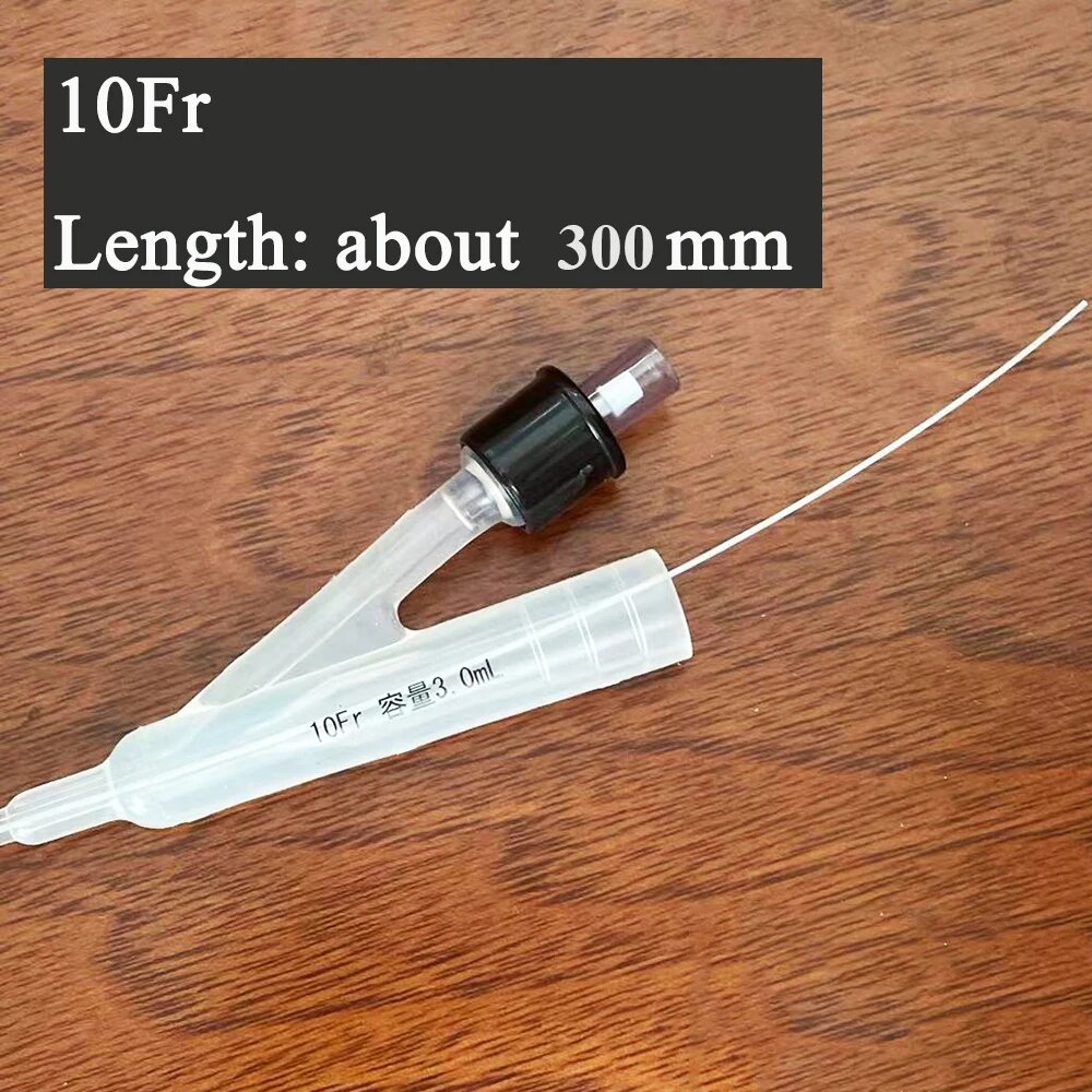 Двухсторонний мочевой катетер Foley для собак BYS-S160 Белый, 6pcs 10Fr 300mm