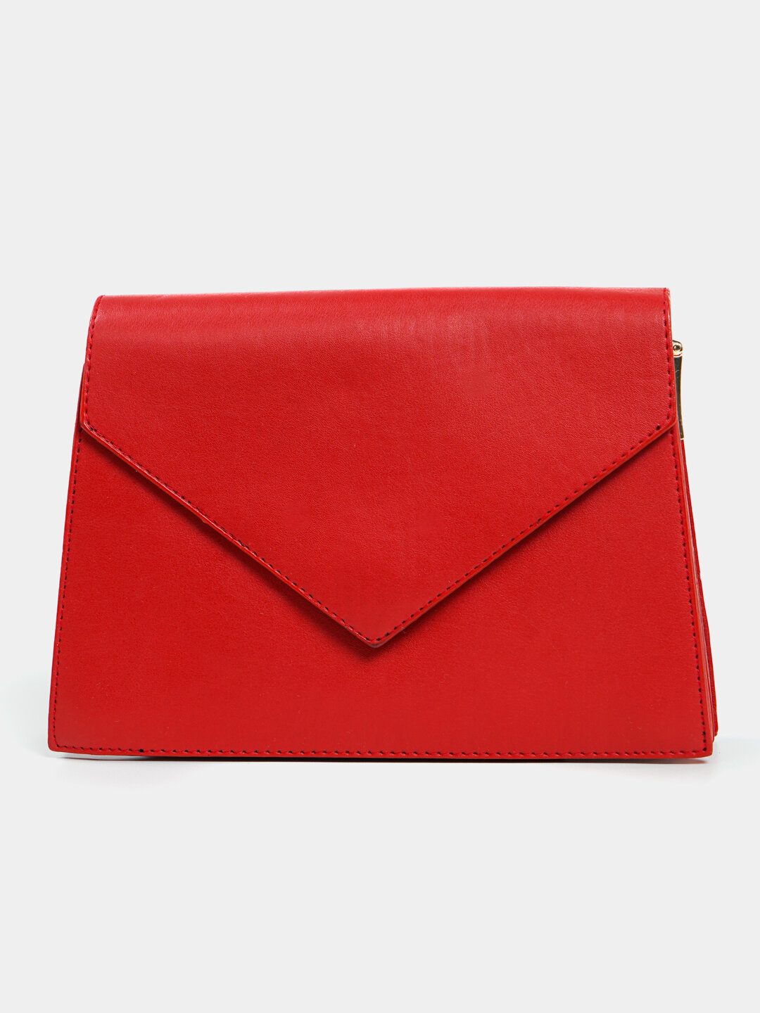 Сумка  Envelope Classic, фактура гладкая, красный