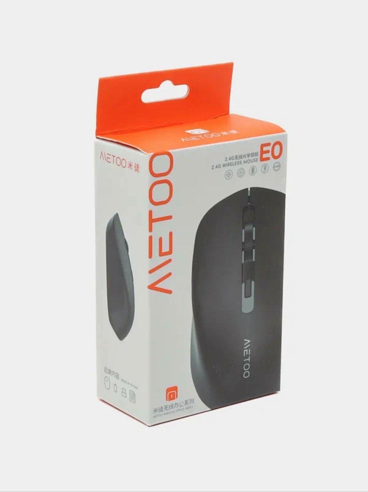 Беспроводная офисная мышь Metoo EOSE 2.4G, с бесшумными кнопками