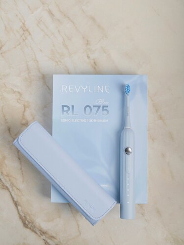 Изображение товара Зубная щетка электрическая, звуковая Revyline RL 075, Blue, 4 режима