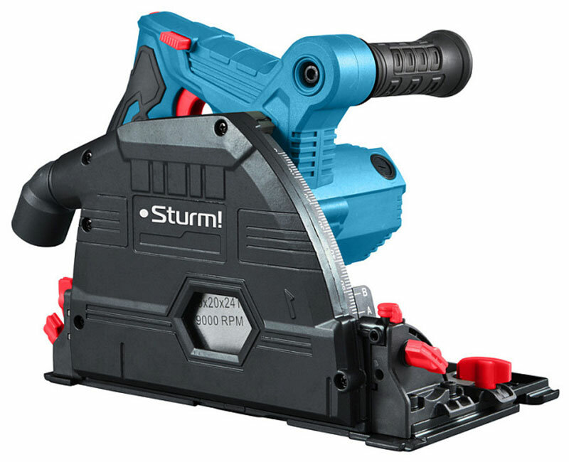 Пила циркулярная погружная Sturm! Профи CS51165PS 1400 Вт 165х20 мм 5000 об/мин 4 м кабель