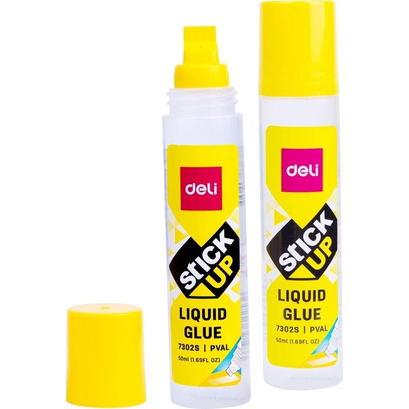 Клей канцелярский жидкий 50 мл Deli прозрачный E7302S