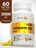 Витамин Д Д3 2000 МЕ 60 капсул Vitamin D3 холекальциферол для имм...