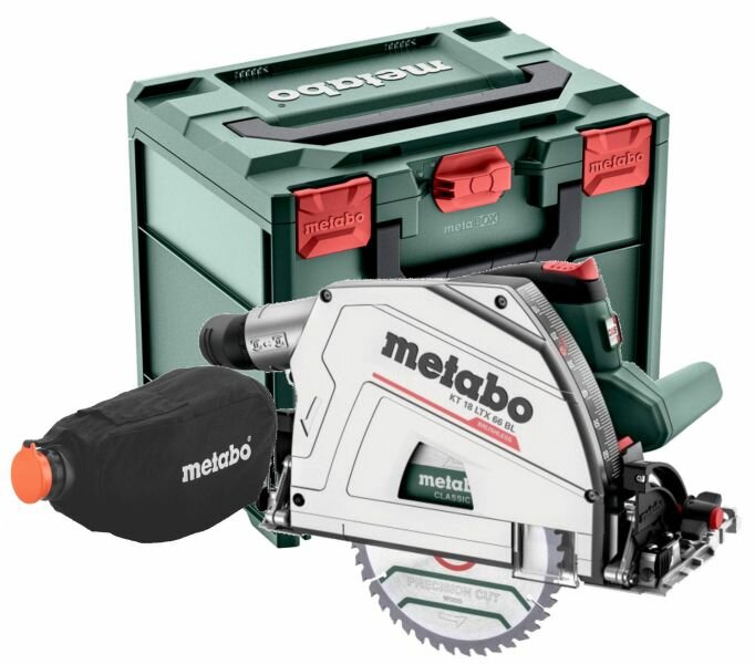 Аккумуляторная погружная дисковая пила Metabo KT 18 LTX 66 BL 601866840