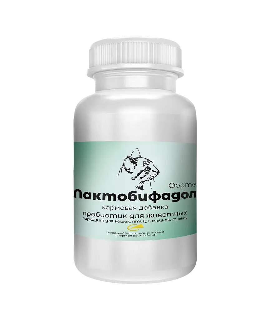 Лактобифадол форте пробиотик порошок для орального применения для кошек 50 г (вет)