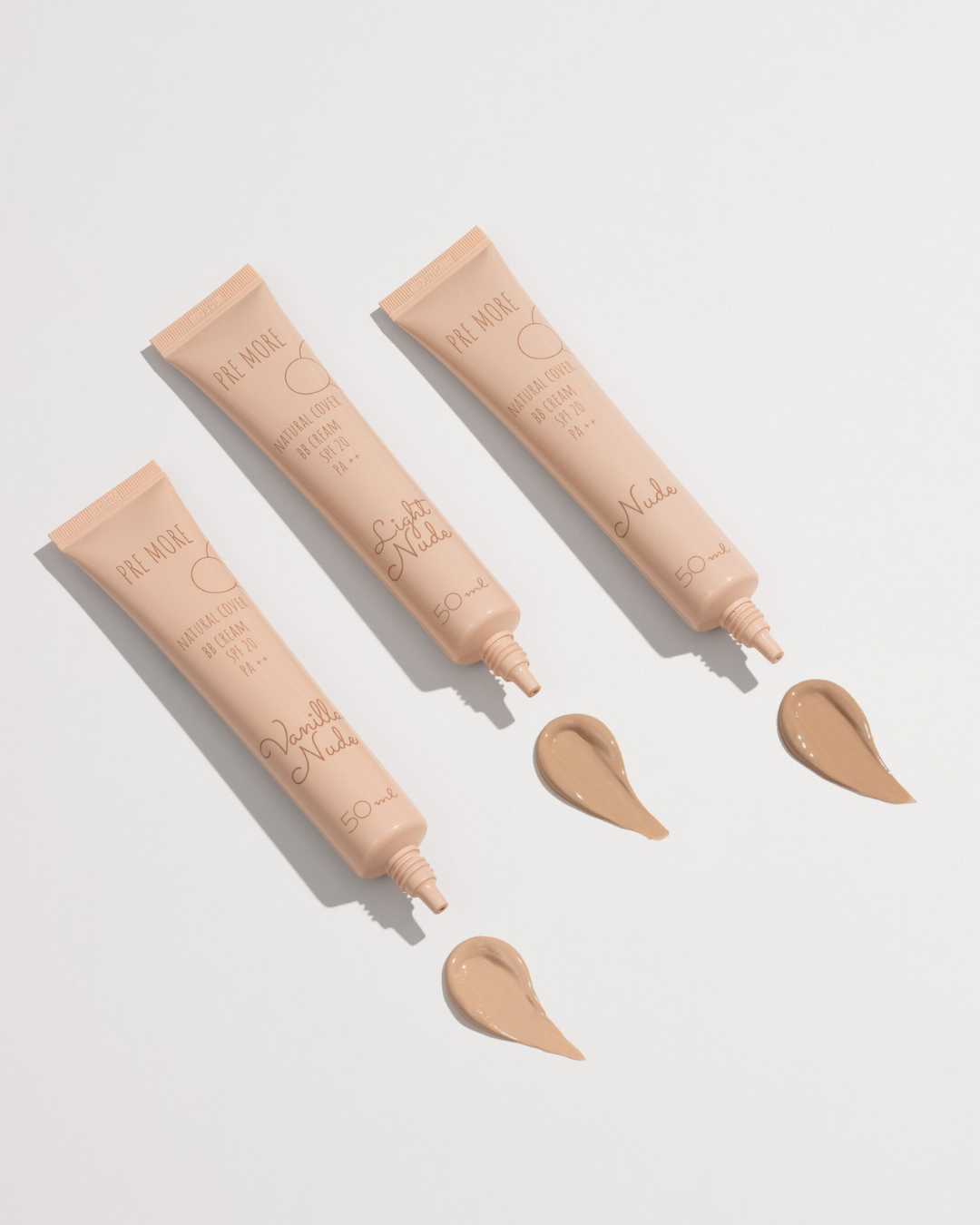 Легкий BB-крем Pre more Natural Cover BB Cream Light Nude SPF 20 — фото 1