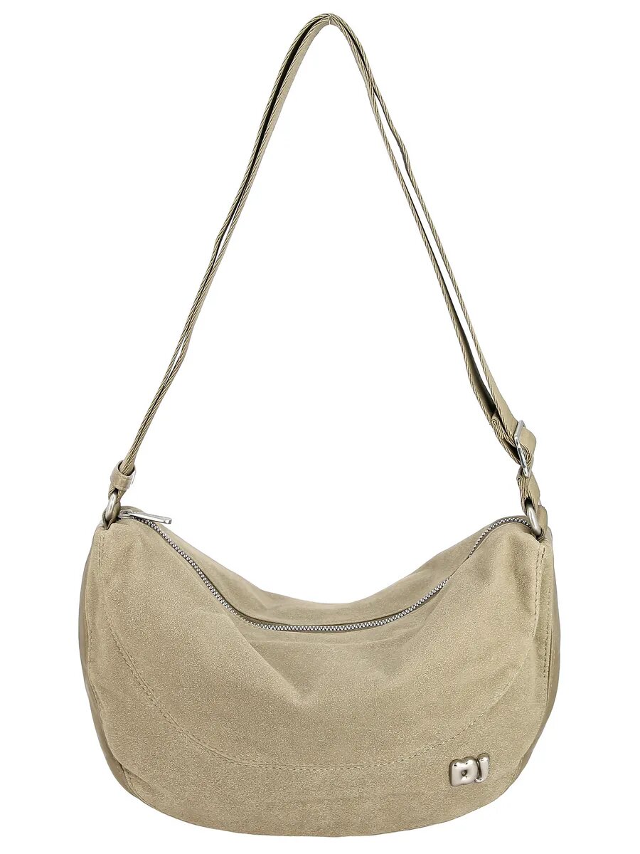 Сумка хобо DAVID JONES, хаки — фото 1