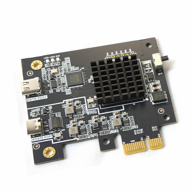【75T DMA ボード】Fuser MAKCU 付 75t Dma Bundle - FPGA Dma 75t Card + HDMI Fuser Fusion Device +