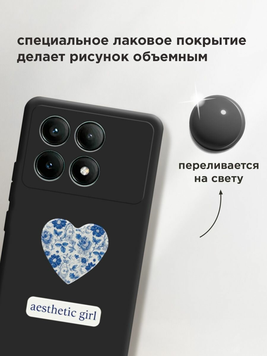 Чехол на Xiaomi Poco X6 PRO 5G / Поко x6 pro с принтом "Aesthetic girl 2" — фото 1