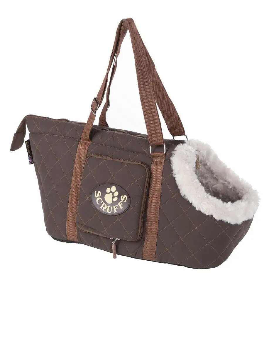 Сумка-переноска для собак "Wilton" коричневая 38х20х24 см