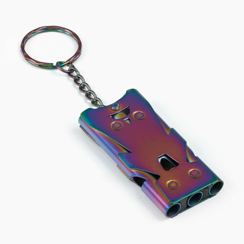 Свисток для выживания высокочастотный, до 150 дБ, металл, 6 см