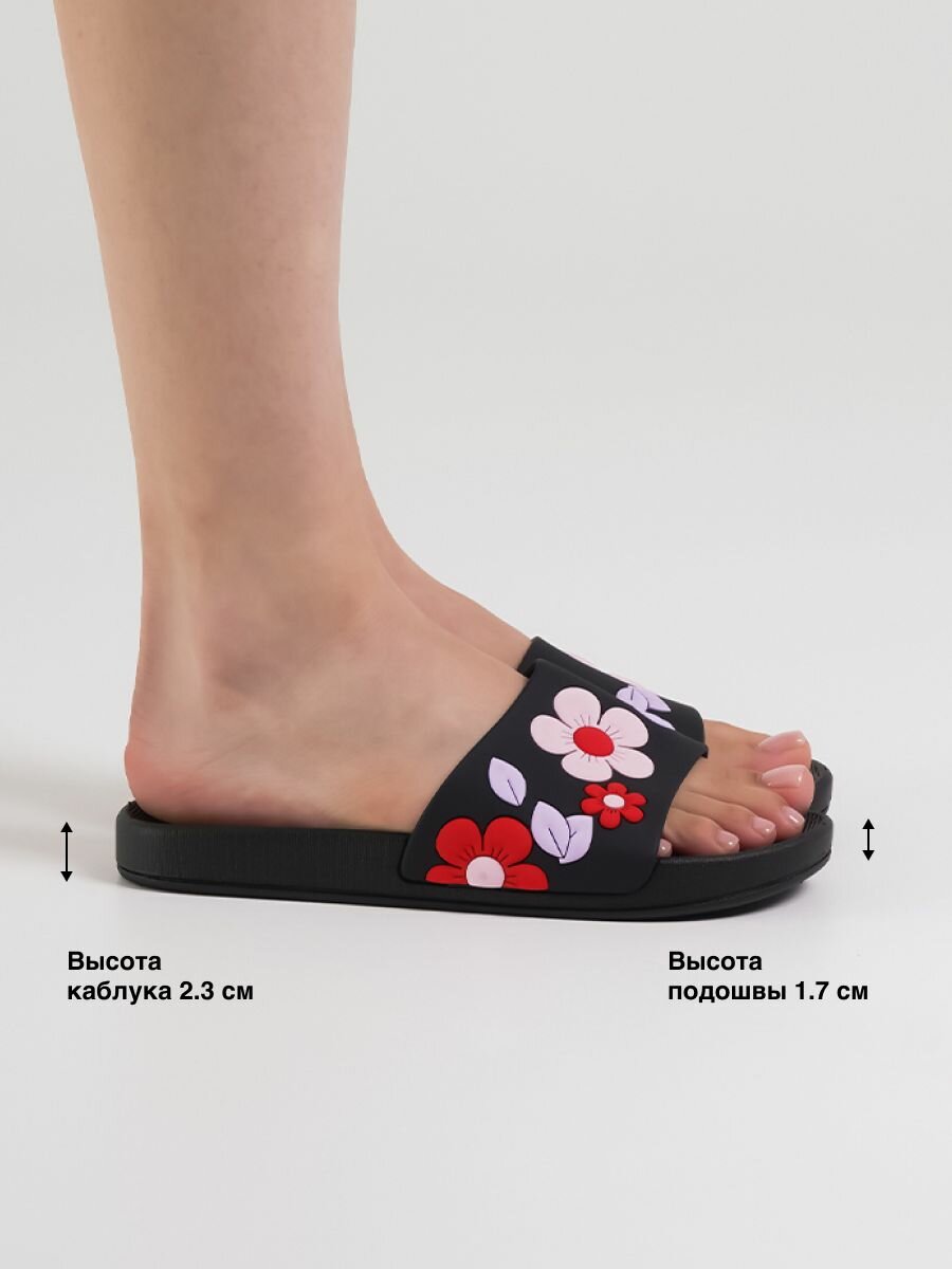 Шлёпанцы T.Taccardi, размер 37, черный — фото 1