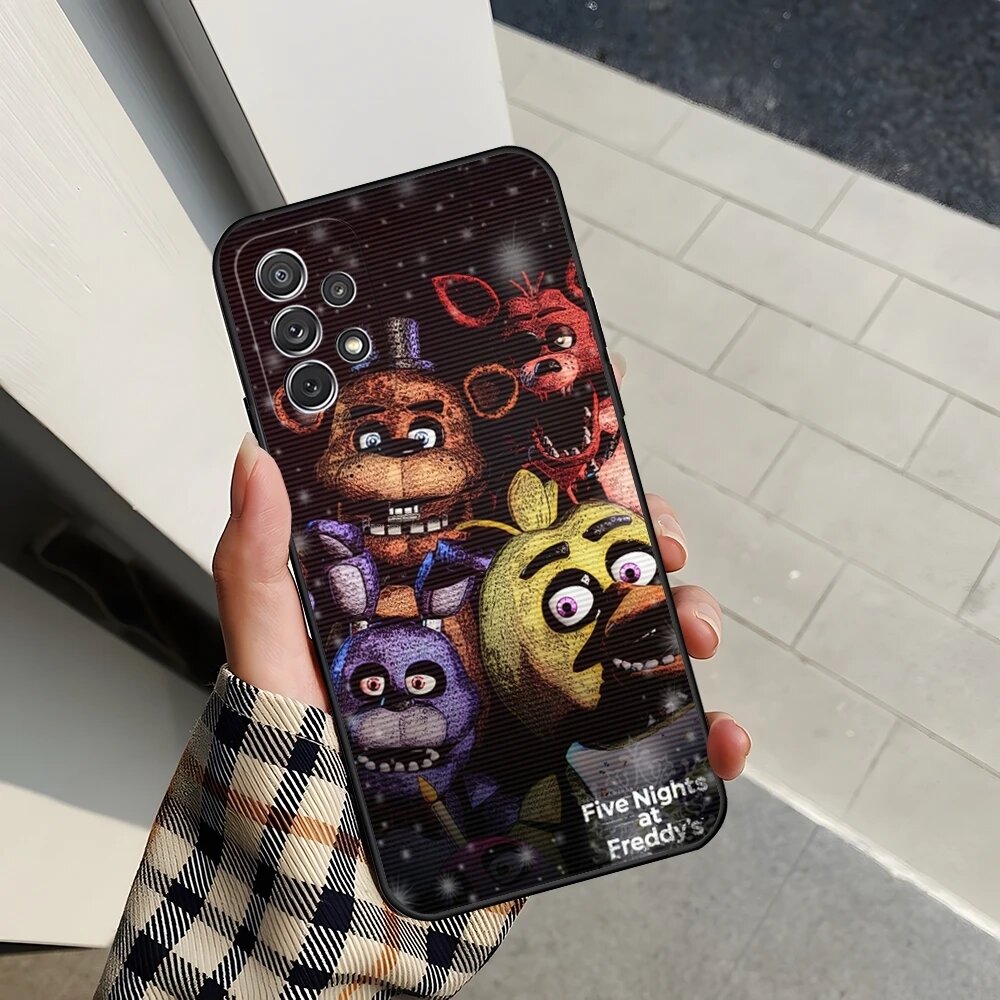 Чехол для телефона Fnaf Five-nights-At-Freddys для Samsung Galaxy S25 Black4, Galaxy S22 Ultra 5G