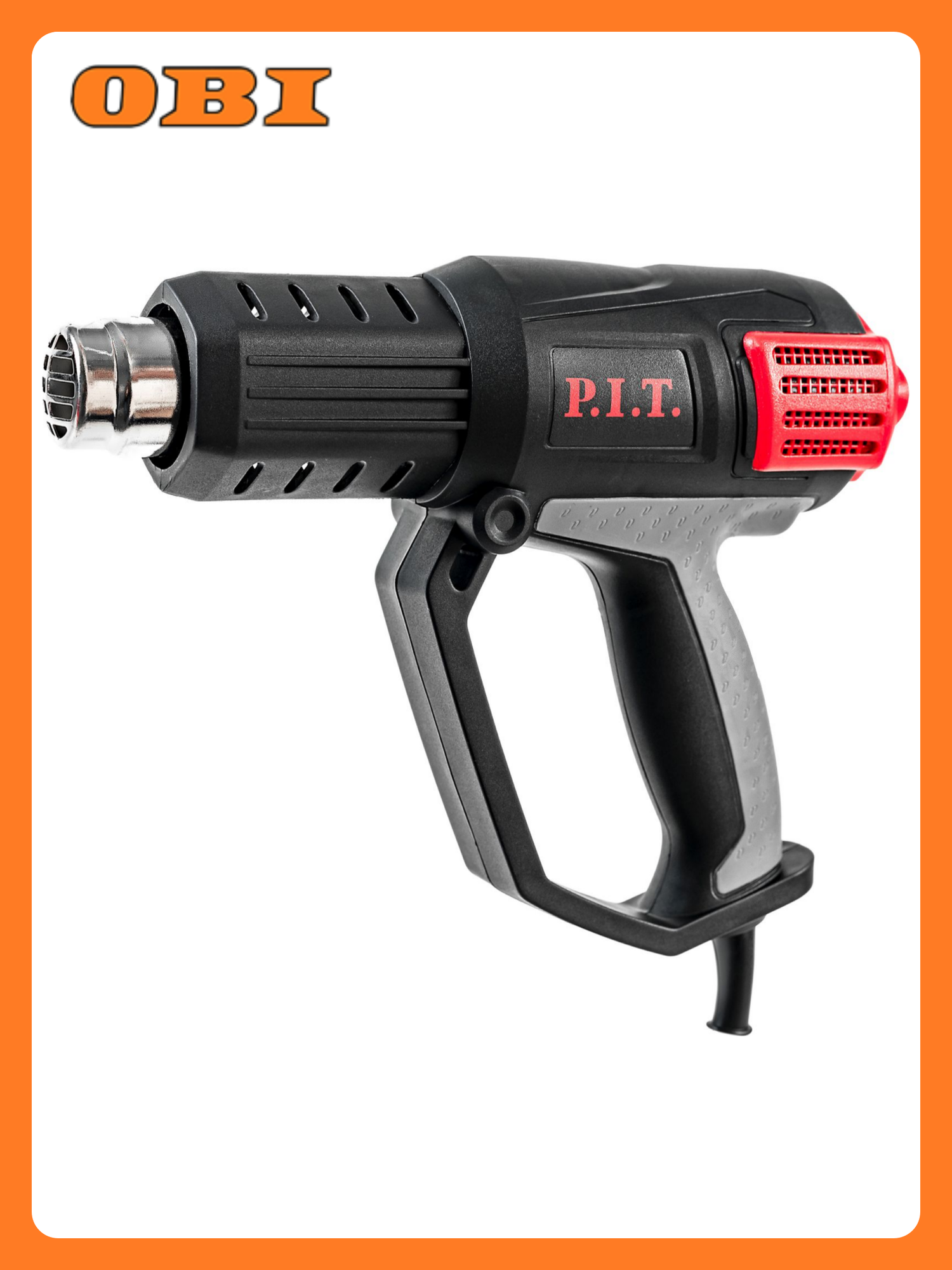 Фен строительный электрический P.I.T. PHG 2000-C мастер 2000Вт 50-600°С