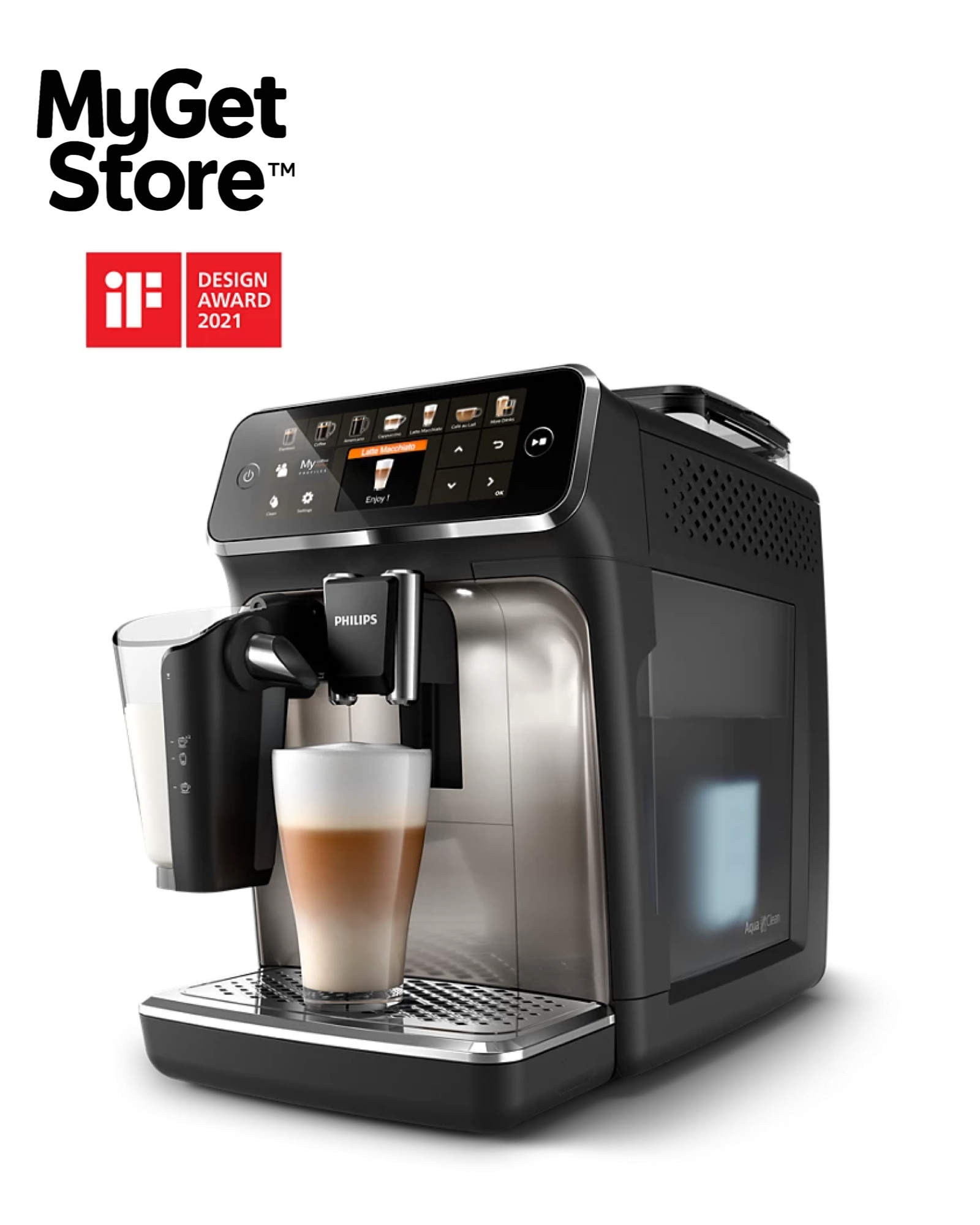 Полностью автоматическая эспрессо-кофемашина Philips серии 5400 EP5447/90