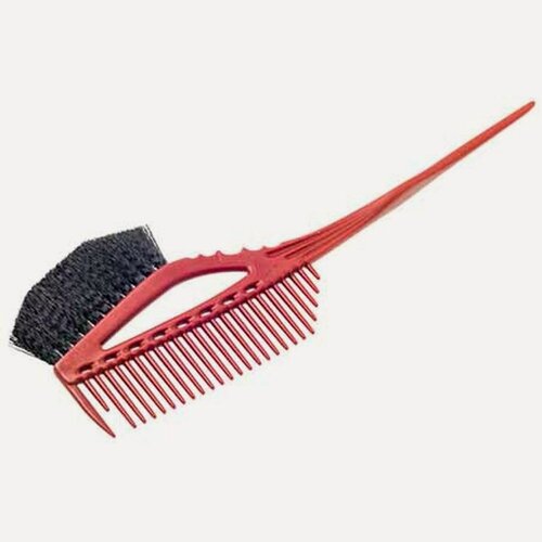 Изображение товара Кисточка для окрашивания с расческой Y.S. Park красная YS-640 red