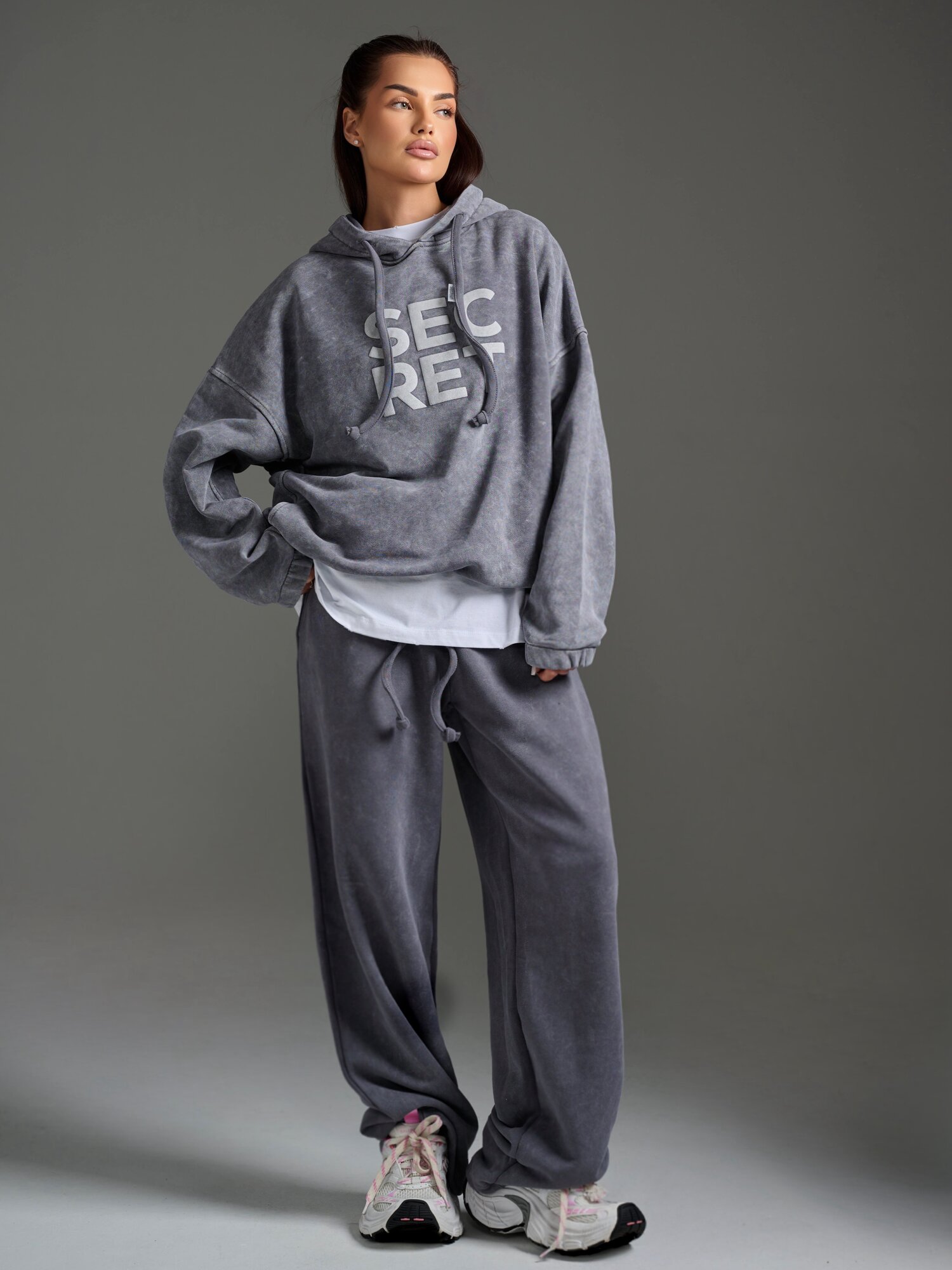 Брюки Little Secret Осень-зима 2025 размер S-M темно-серый