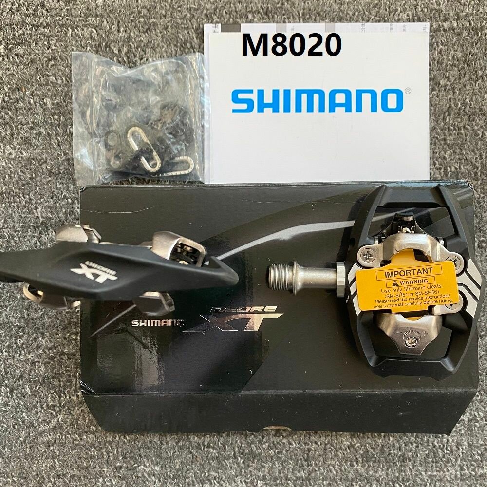 Контактные педали SPD Shimano XT m8020 fake вес 408гр