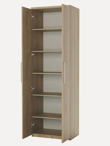 Изображение товара Шкаф с полками Ритм МП-21 70х45х220 см, распашной, в прихожую, лдсп Дуб Сонома