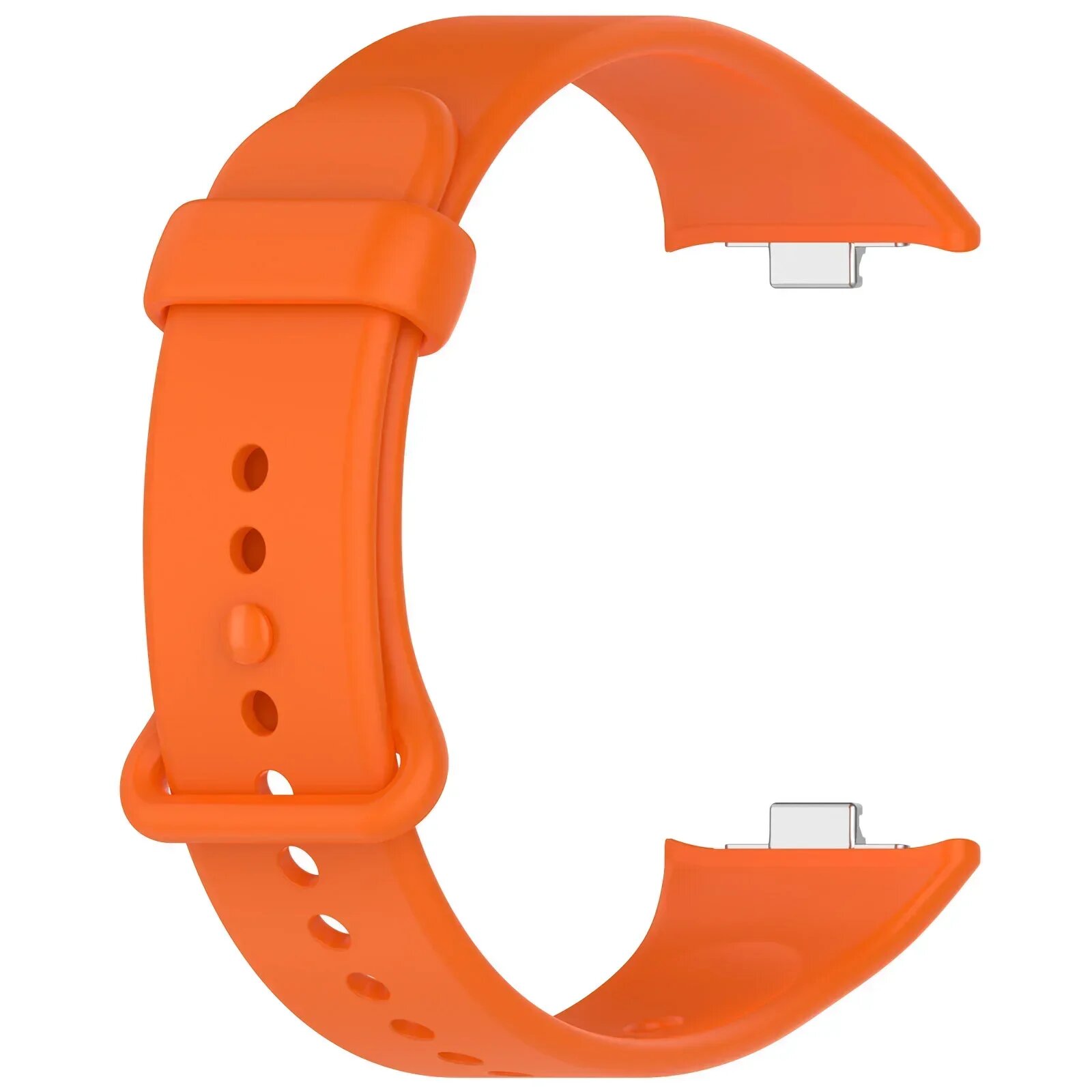 Силиконовый ремешок для Redmi Watch 4/Watch 5, Xiaomi Mi Band 9 For MI Band 9 Pro, Orange Strap