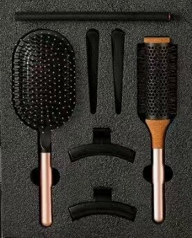 Изображение товара Расческа Dyson Style Cushion Comb, широкозубая расческа, антистатическая массажная расческа, набор в подарочной коробке, праздничный подарок