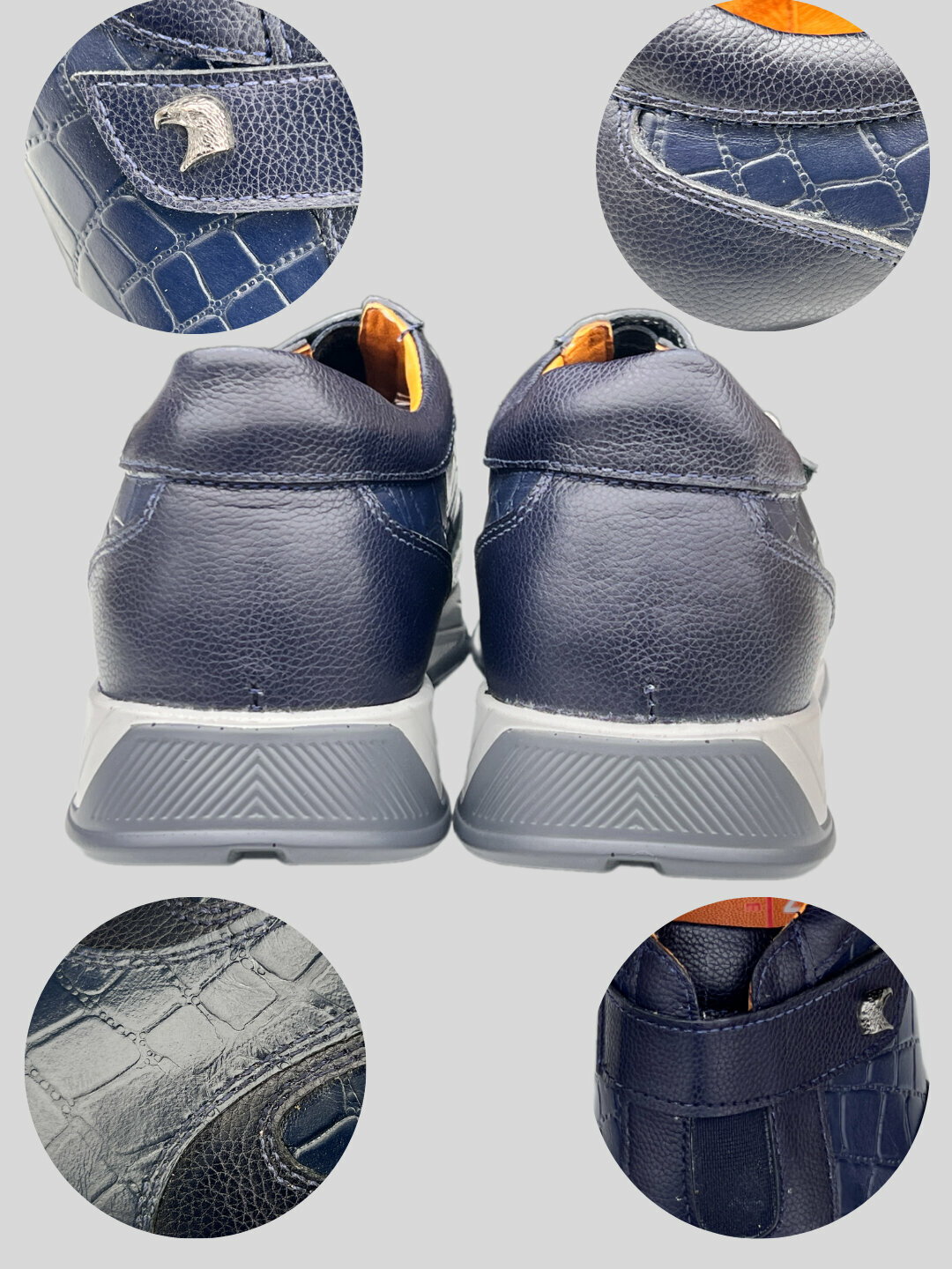 Лоферы , размер 43, темно-синий — фото 1