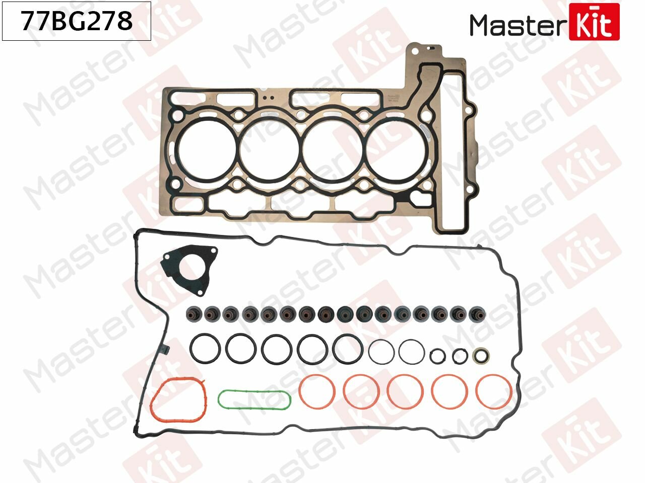 Комплект прокладок ГБЦ CITROEN 5FS 5FW MasterKit 77BG278
