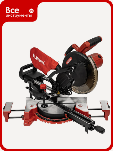 Изображение товара Пила торцовочно-усовочная Elitech ПТ 1825К (1800Вт, 255мм) 207399