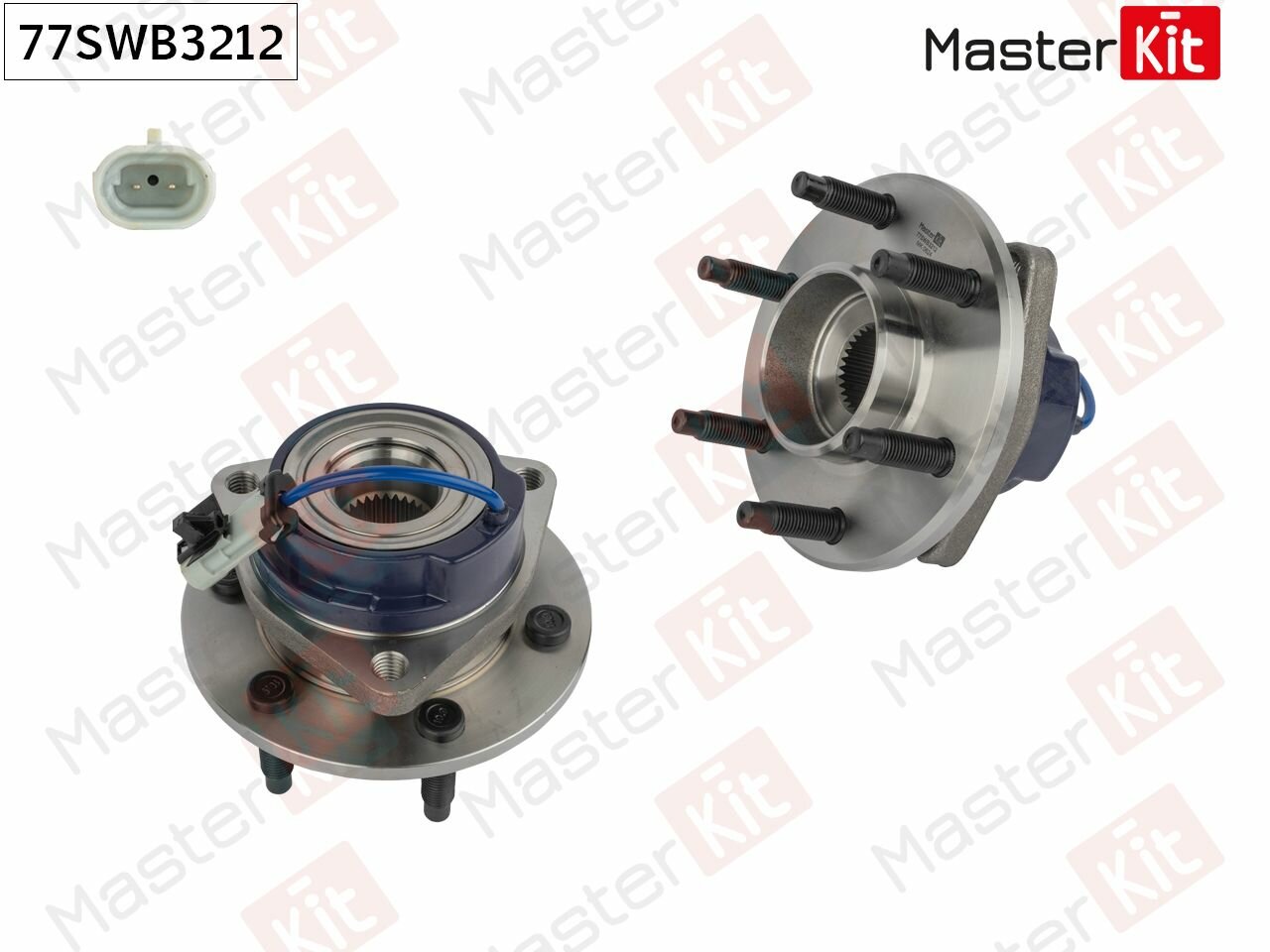 Ступица в сборе с подшипником передний. Cadillac SRX/STS 2003 - 2009 MasterKit 77SWB3212
