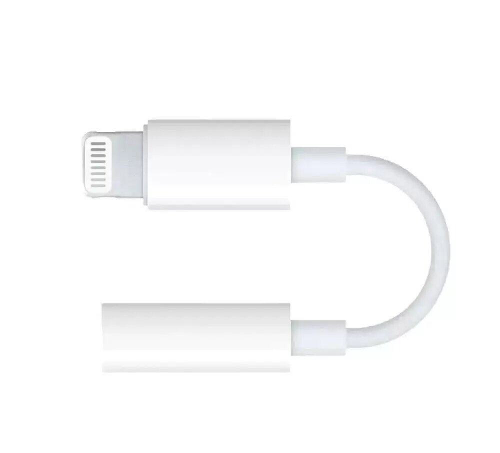 Адаптер для наушников с разъемом Lightning, вспомогательный кабель 3,5 мм для iPhone — фото 1