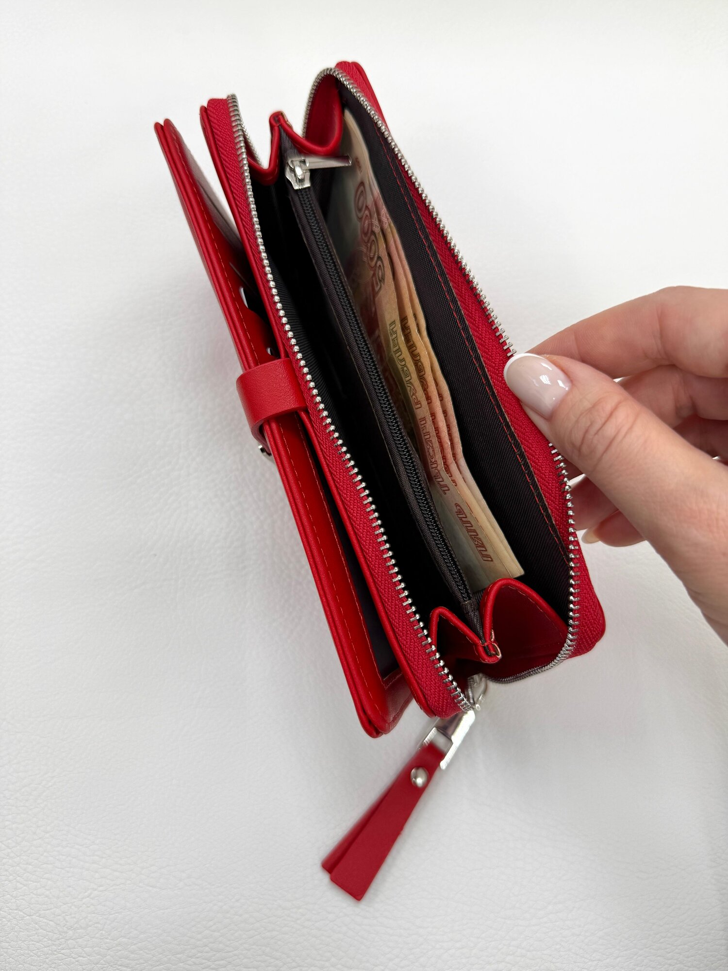 Портмоне, красный — фото 1