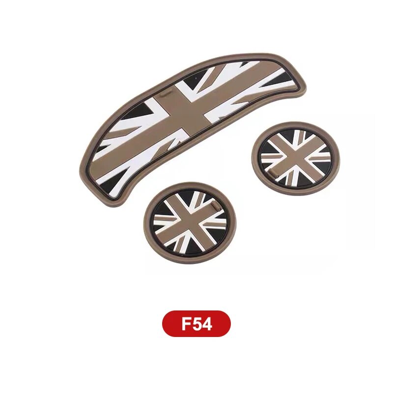Для MINI ONE COOPER S JCW F54 F55 F56 F57 F60 Автомобильный коврик для чашки с водой, противоскользящий коврик, силиконовая декоративная подставка, аксессуары для интерьера
