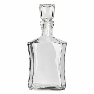 Штоф - графин "Антена", стек. с пробкой 500 мл.