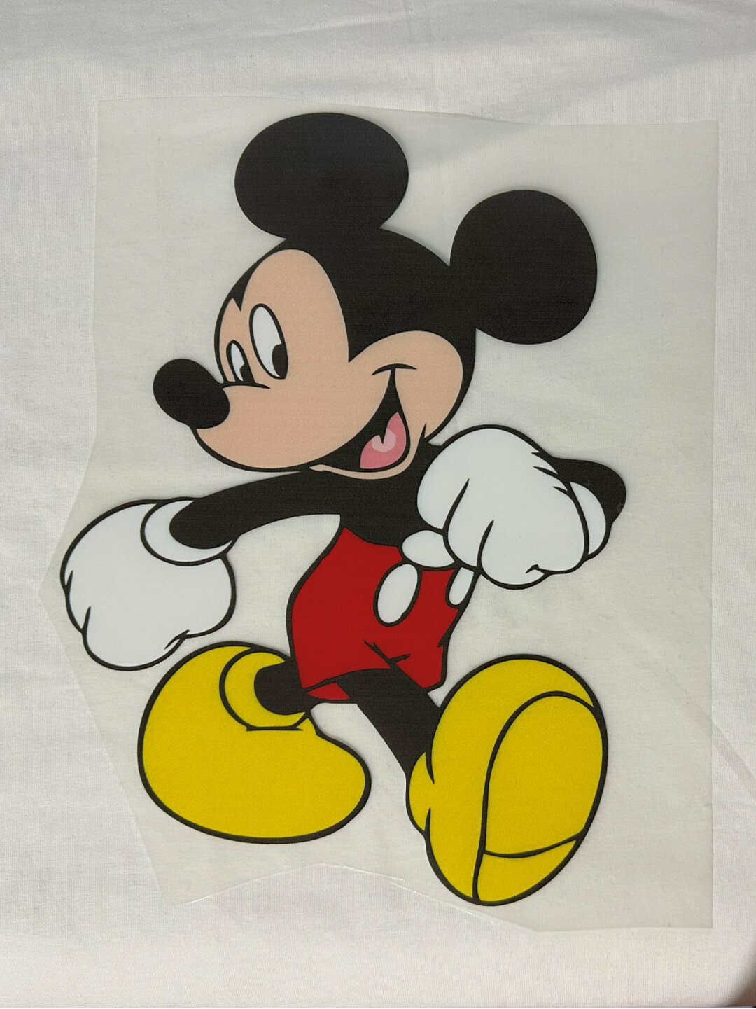 Терм наклейка - терм трансфер для ткани Хобби и творчество Рукоделие Создание украшений " Mikki Maus" kiyimiga termotransfer, 15*22 sm