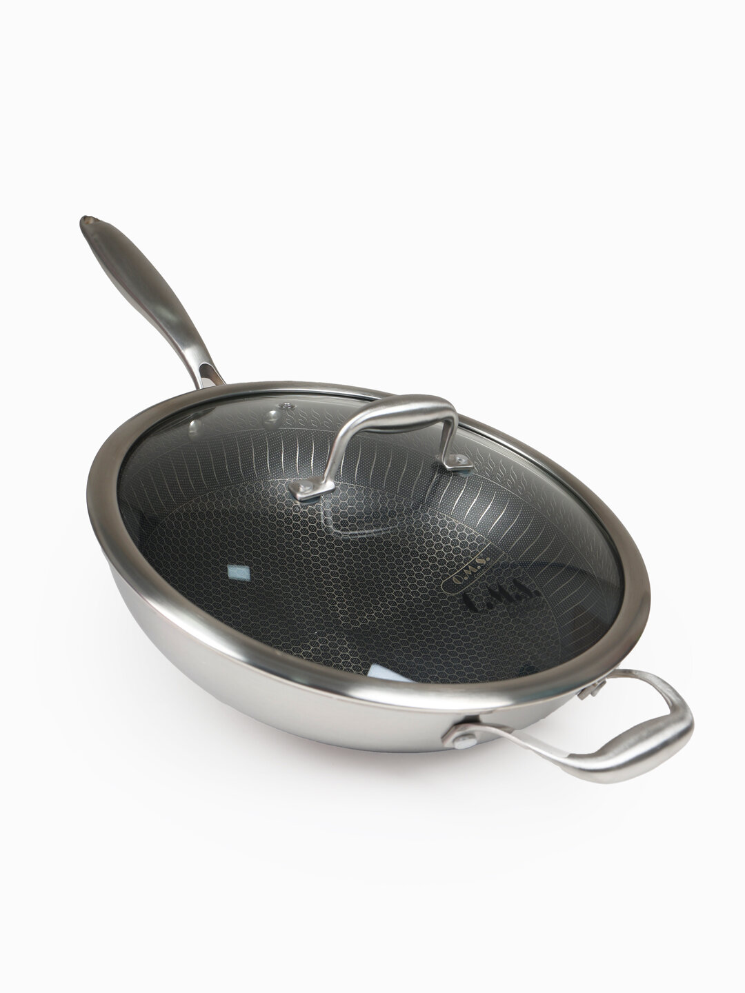 Вок из нержавеющей стали 15508 28 sm