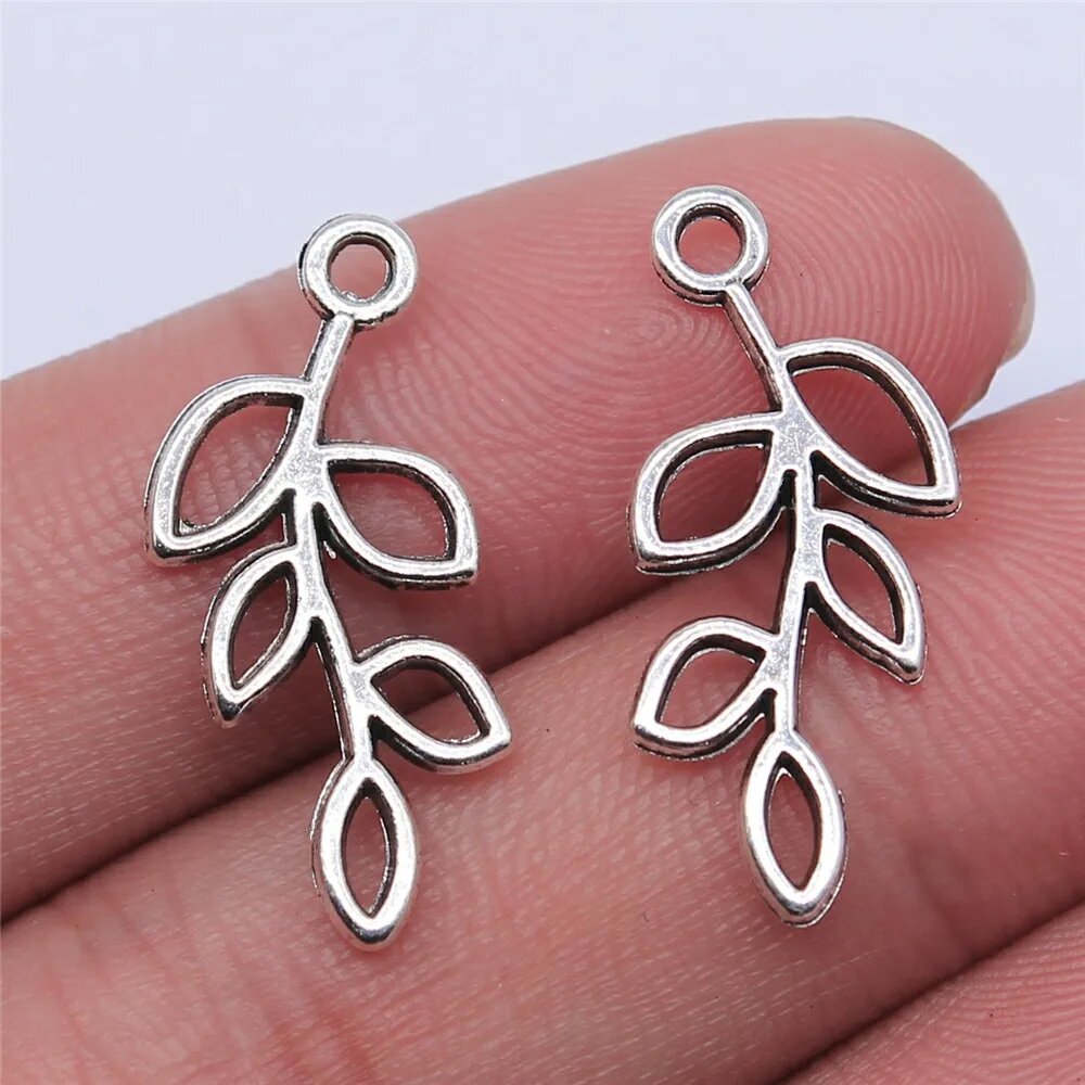 Набор подвесок-веток WYSIWYG 10 шт. Antique Silver Color