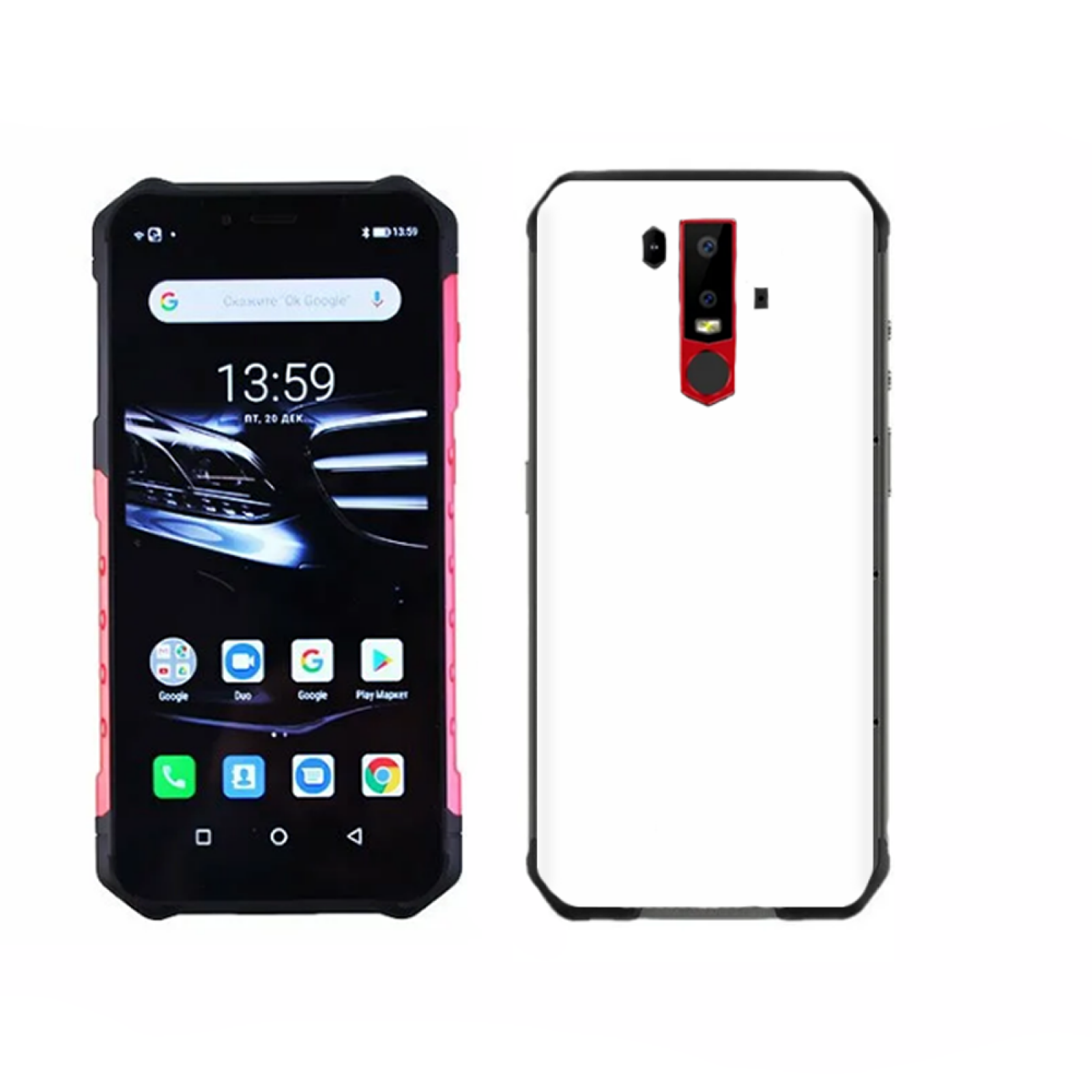 Чехол-бампер MyPads Tocco для Ulefone Armor 6E и Armor 6 прозрачный силиконовый тонкий