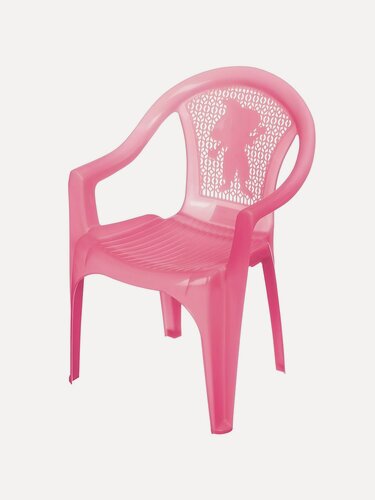 Изображение товара Стульчик детский пластик, Стандарт Пластик Групп, 38х35х53.5 см, розовый