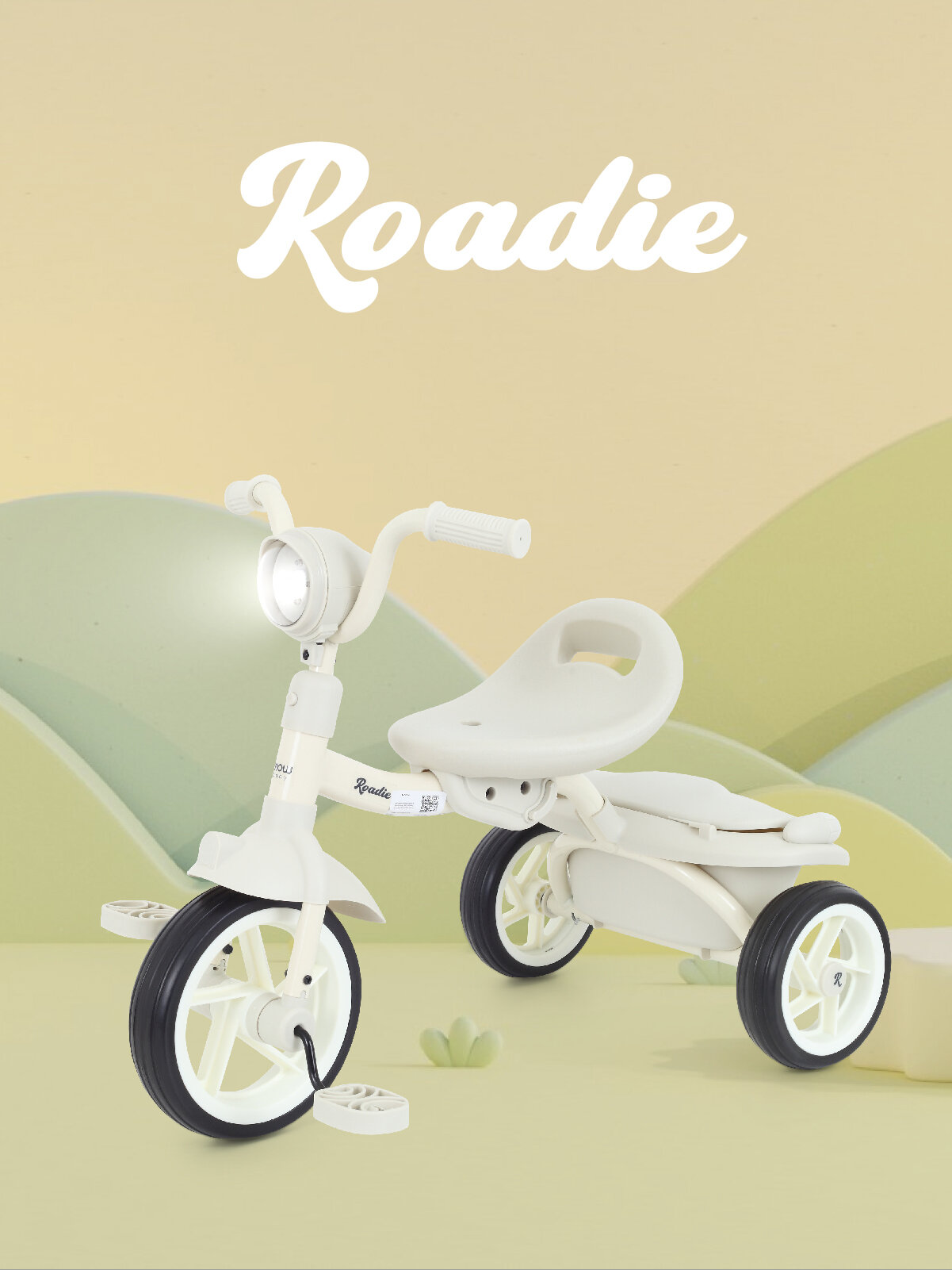 Детский трехколесный велосипед MOWBaby MC054 Roadie, Grey (серый)
