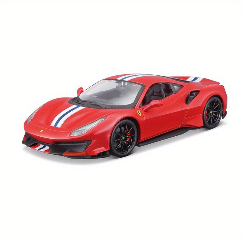 Игрушечный автомобиль Burago Bimeigao SF90, имитация Ferrari, красный