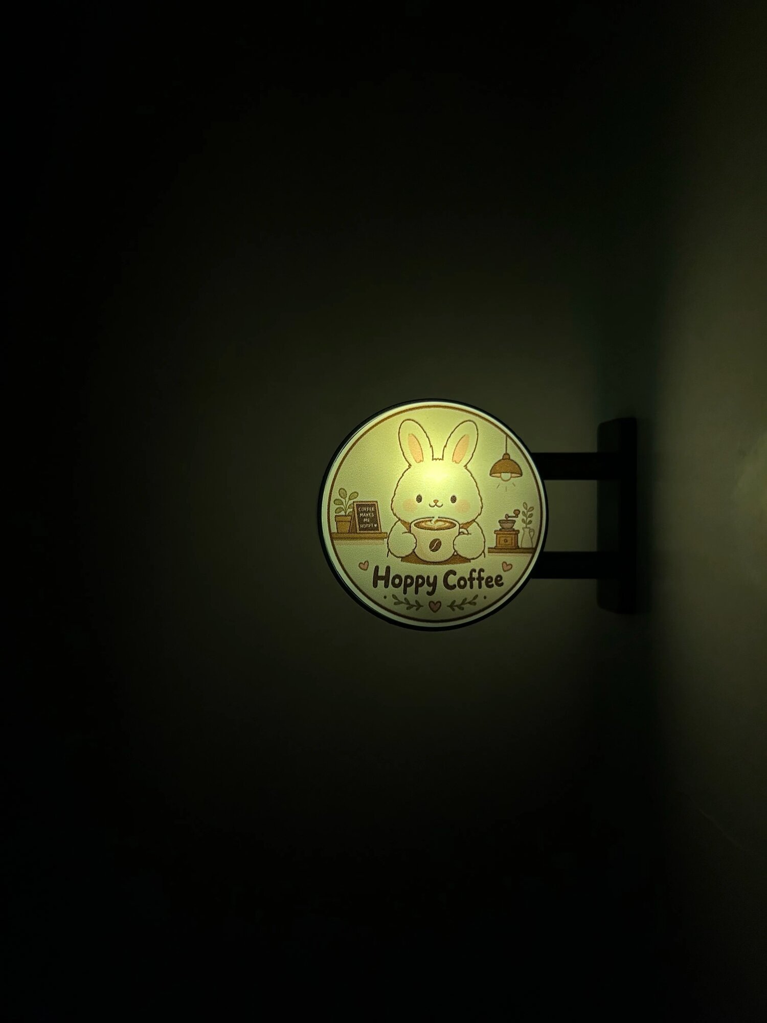 Светящийся магнит "Hoppy Coffee"