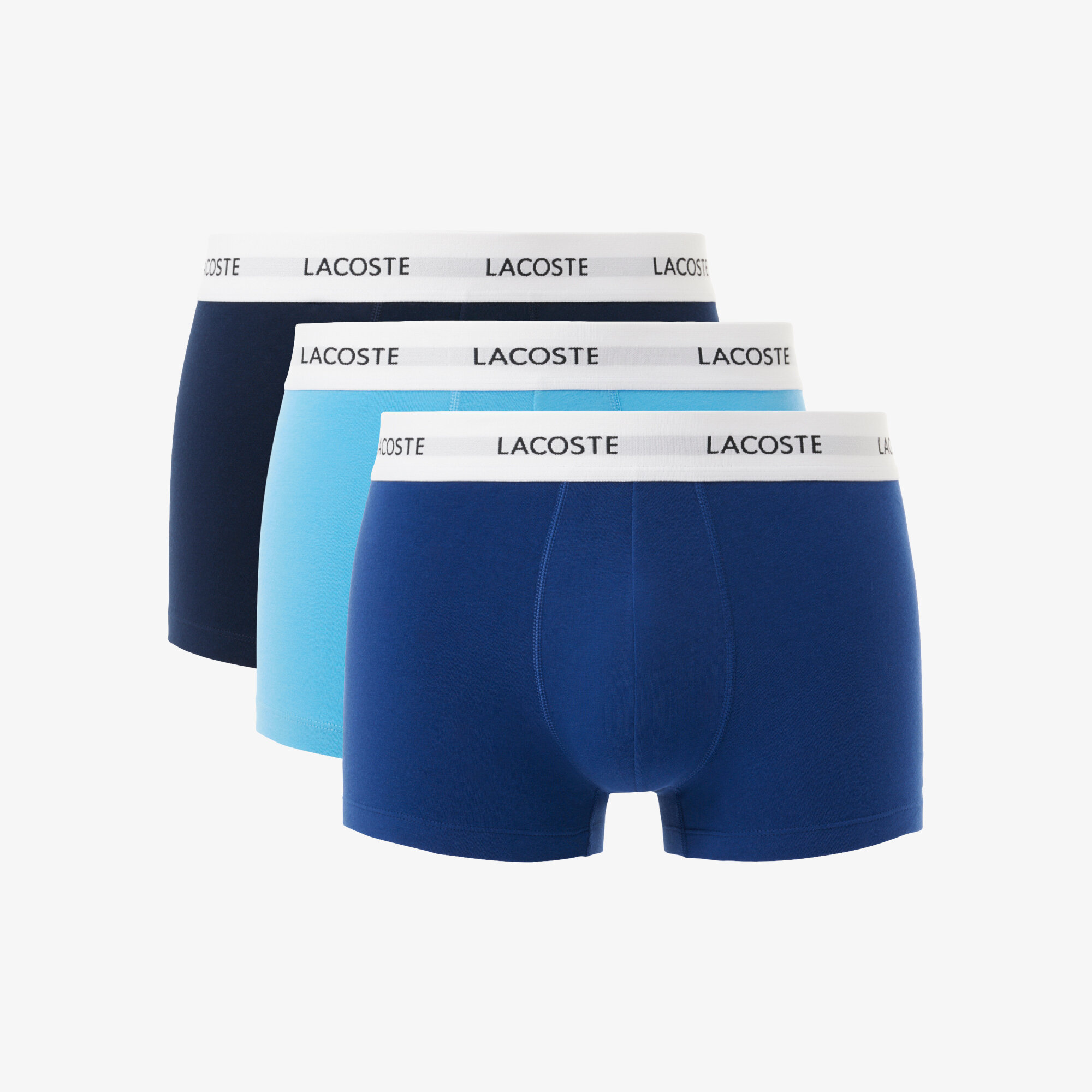 Трусы LACOSTE, комплект из 3 шт., размер M, мультиколор 2 — фото 1