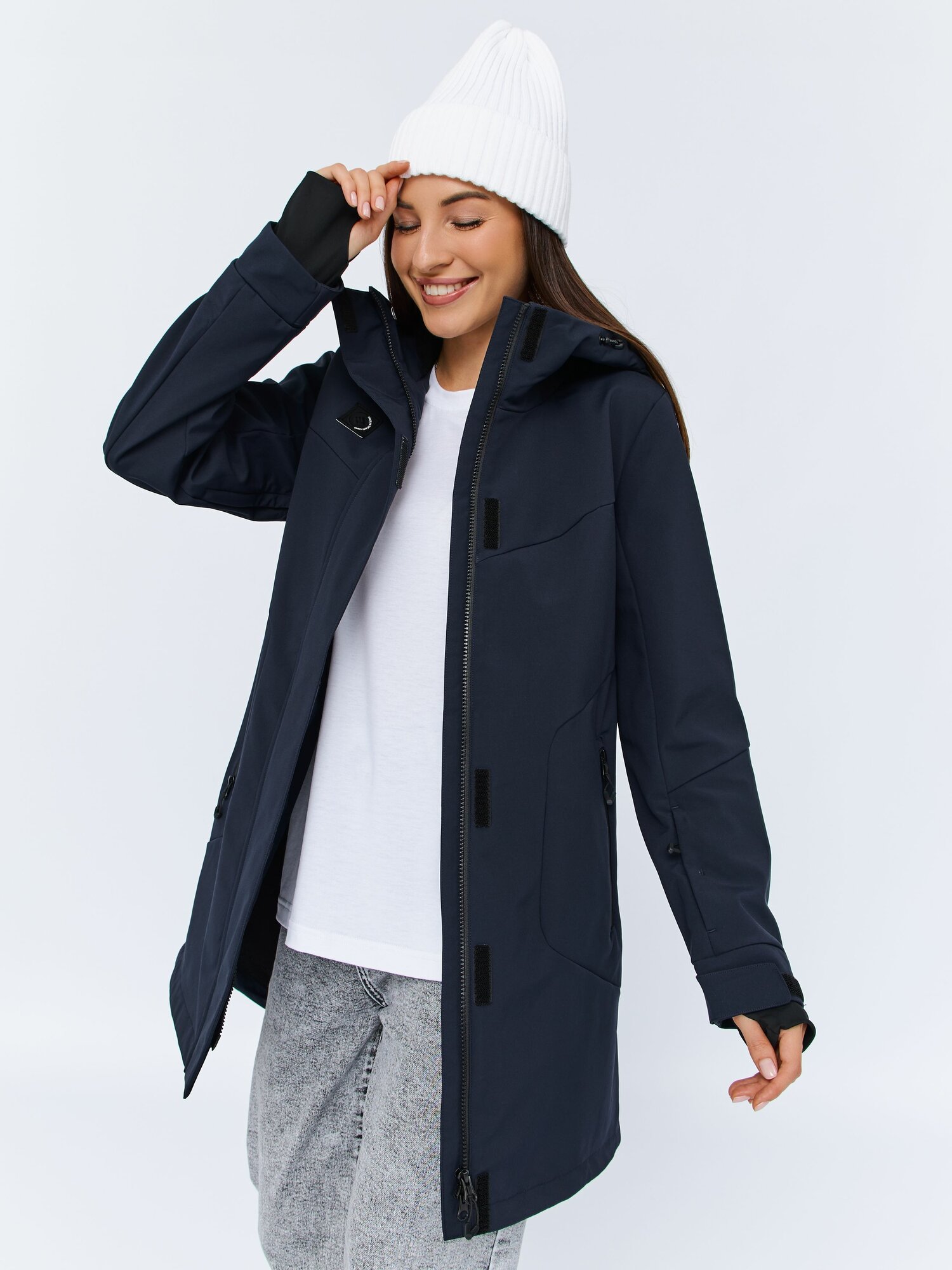 Парка FORCELAB Базовая коллекция размер 2XL темно-синий