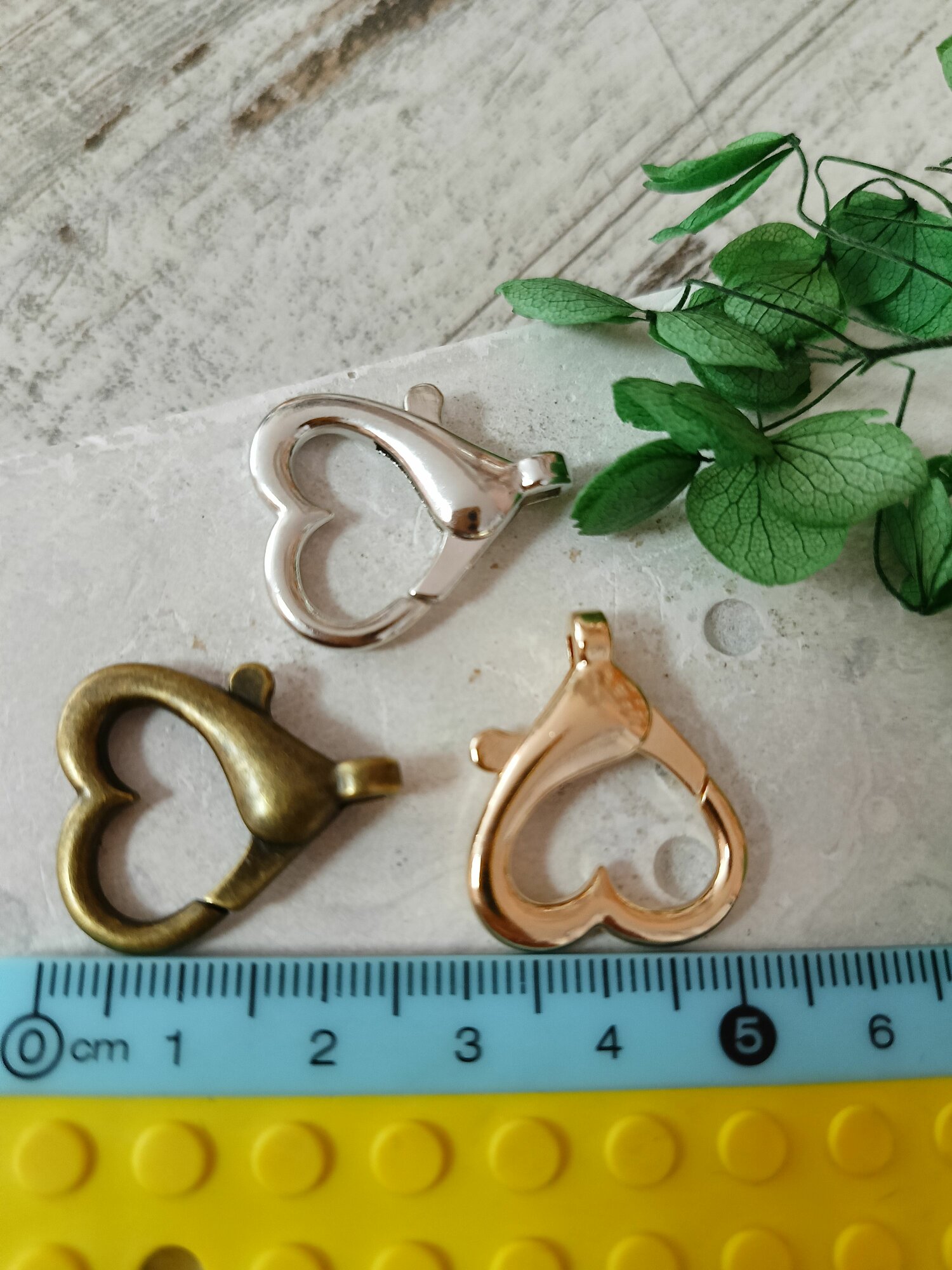 Карабин-застежка 25*20мм 4шт — фото 1