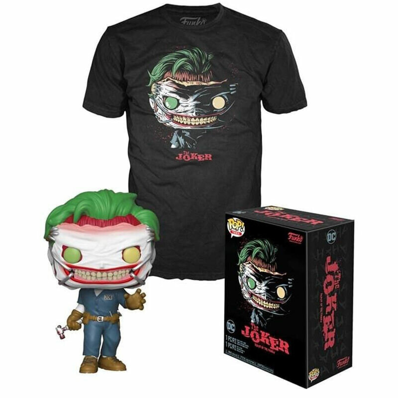 Фигурка Джокер + бонус Футболка "Эксклюзив" от Funko POP, коллекционная, оригинал