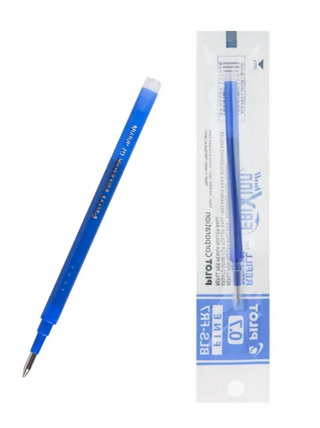 Стержень гелевый PILOT BLS-FR7 для FriXion Ball (пиши-стирай) 07мм цвет чернил синий