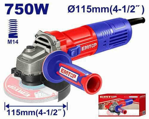 Болгарка EAGR07581 220-240V~50/60Hz 115 мм– мощность и контроль для любой задачи каждый день