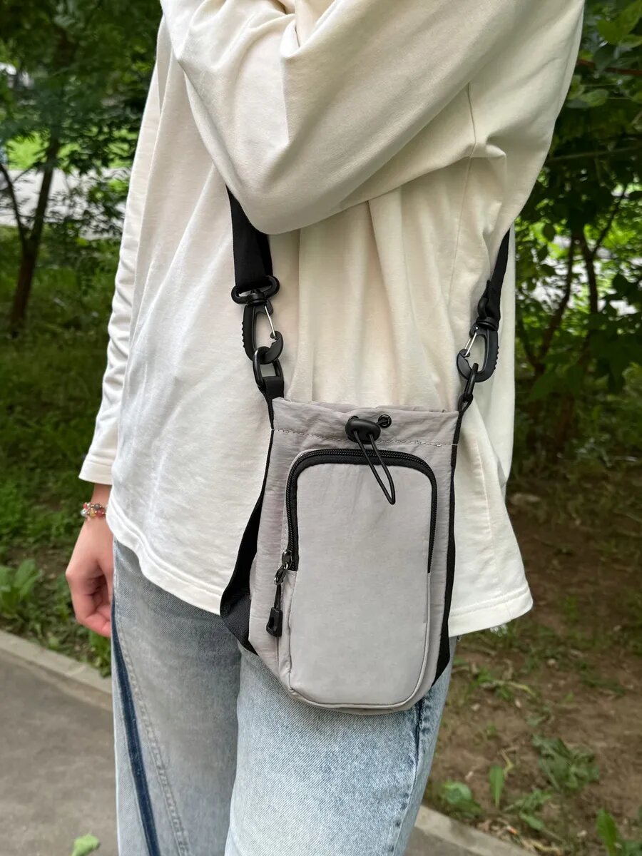 Сумка мессенджер Journey, серый — фото 1