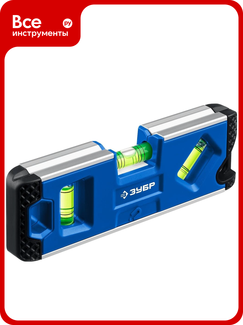 Магнитный компактный уровень ЗУБР Компакт3-М 150 мм 34552
