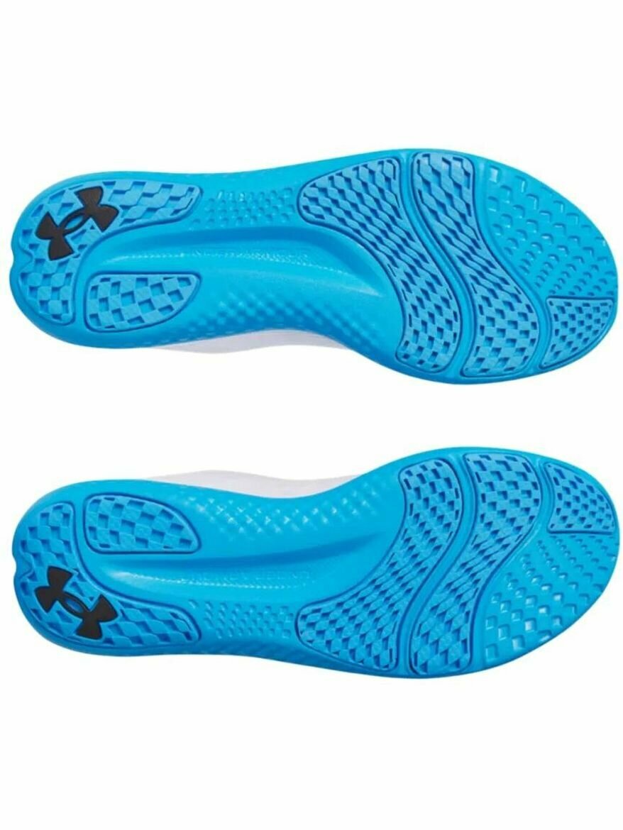 Кроссовки Under Armour Charged Speed Swift, полнота F, размер 9,5 US, белый/голубой — фото 1